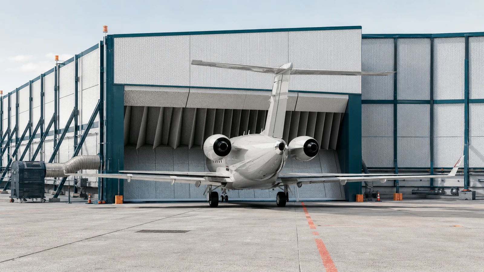 Aircraft ground noise control barriers and enclosures