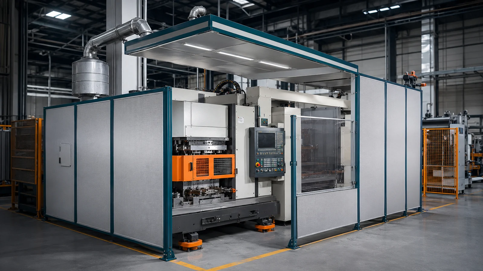 Industrial machine noise control solutions