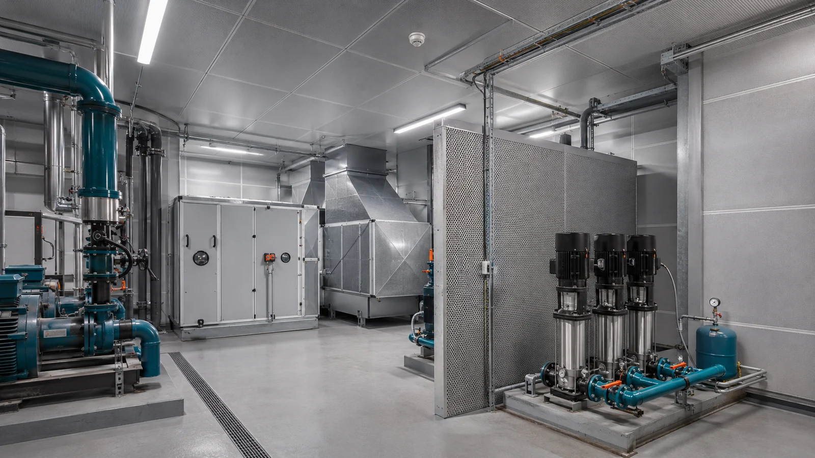 MEP plant room acoustic treatment